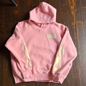 Pink Graphic Hoodie by